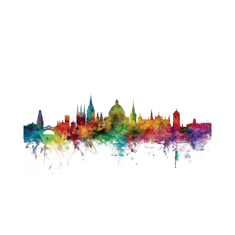 Oxford, England Skyline by Michael Tompsett - Wrapped Canvas Gallery-Wrapped Canvas Giclée