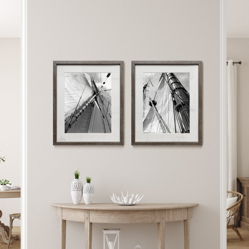 «Set Sail II», ensemble de 2 reproductions de photos sur papier