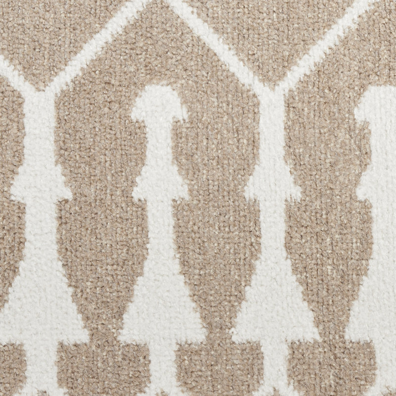 Dakota Fields Burrillville Taupe Bohemian Machine Washable Indoor Rug, Runner 2' x 6'