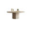 Table basse ronde avec comptoir en pierre-109702448