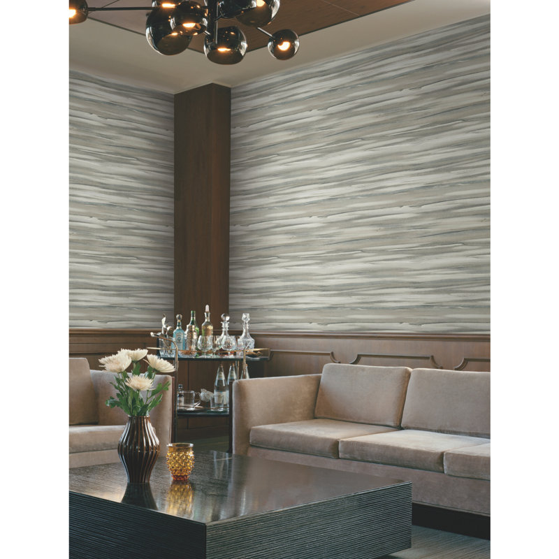 Abstract Wallpaper Roll by Candice Olson, Green