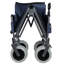 Chariot pliant 3 en 1 avec siège de banc - capacité de 500 lb, pneus de plage de 9 po x 4 po pour le camping et la plage-122456821