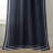 Lush Decor Olivia Ric Rac Embroidery Border Semi-Sheer Single Curtain Panel