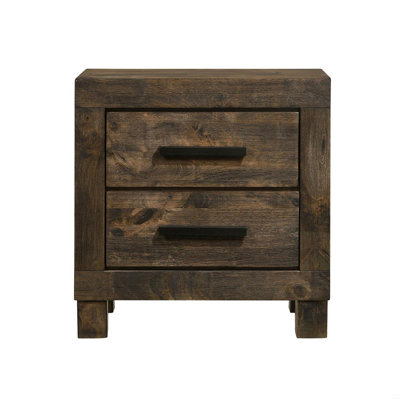 2 Drawers MDF Nightstand