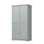 Grande armoire de rangement polyvalente avec tiroirs et portes