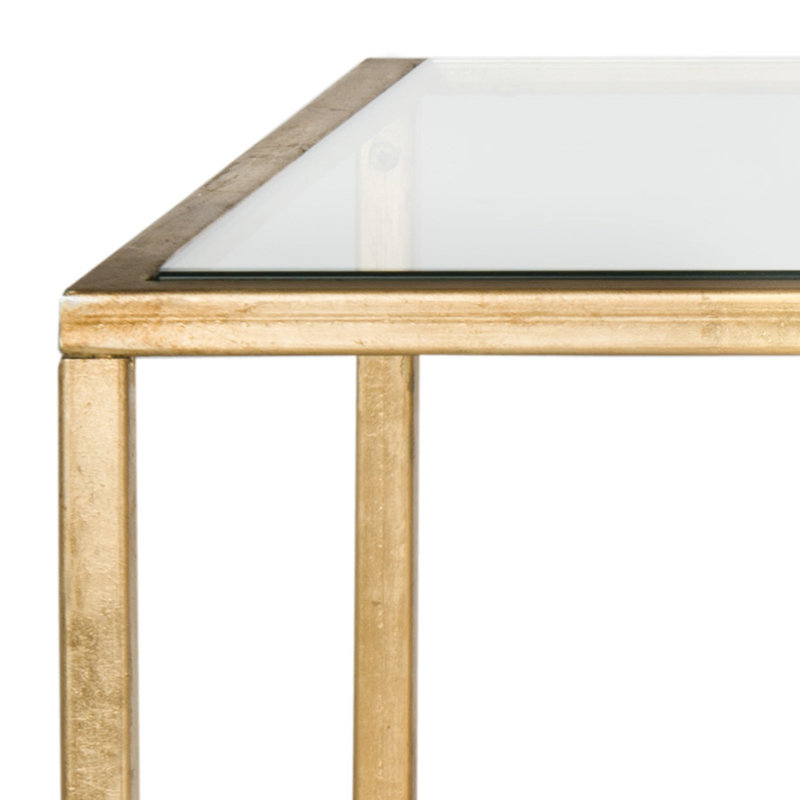 Table basse à 4 pieds Lystra, Or