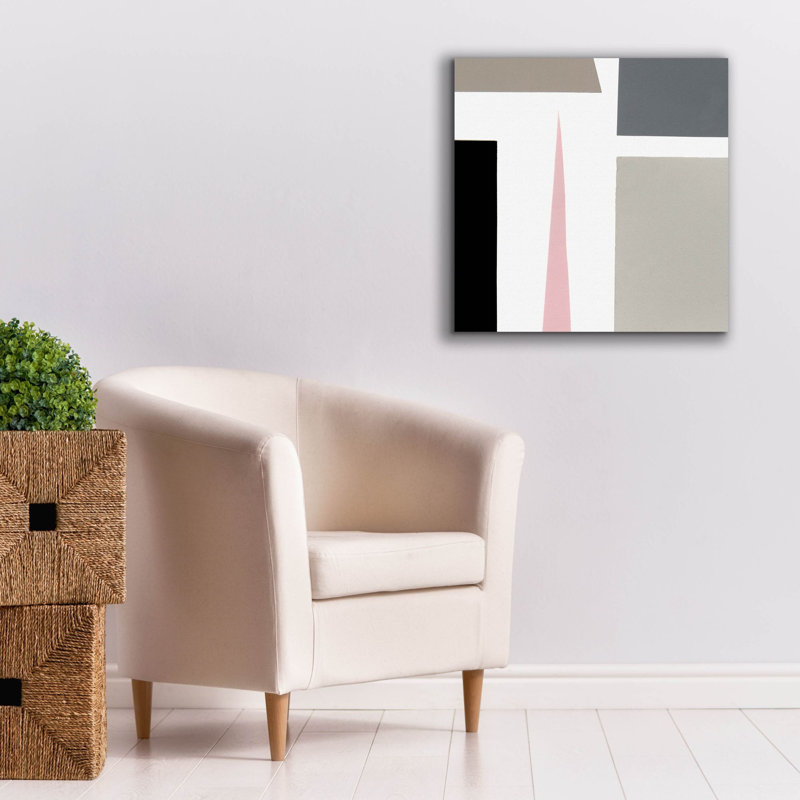  «Color Blocks 4» par Alicia Ludwig, art mural sur toile, 26 po x 26 po