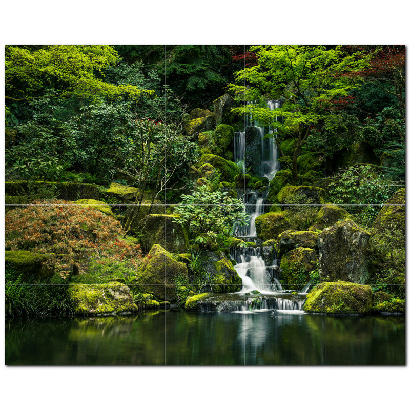 Panneau décoratif en céramique satinée 6 po x 6 po