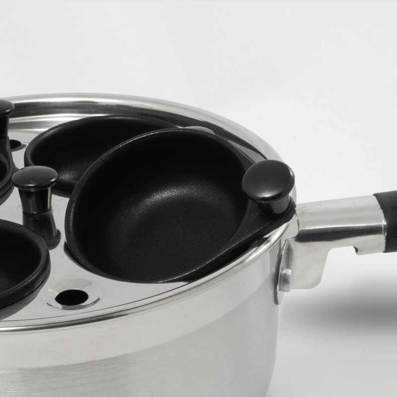 Cook Pro Non Stick Stainless Steel Egg Poacher