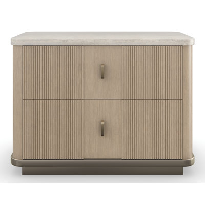 Rhythm 2 - Drawer Solid Wood Nightstand