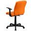 Mid-Back Quilted Vinyl Swivel Task Office Chair-777223924-777223925