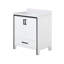 Meuble-lavabo de comptoir blanc en quartz 30 po X P 22 po - Bois massif, fermeture en douceur, résistance aux égratignures et aux taches, armoire intérieure et tiroir de rangement, installation d'un seul robinet possible avec le dessus-1335587181