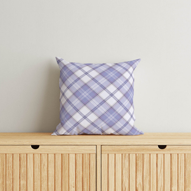 Coussin Diamond, H 20 po x l 20 po, Mauve