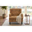 Fauteuil d'appoint rembourré capitonné pour le salon et la chambre à coucher, orange-1717626540