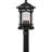 Stained Glass Lantern Head Post Lantern