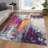 Comfort Gray Ivory And Magenta Abstract Runner Rug-1910677984