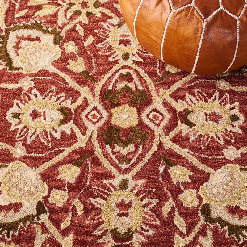 Holborne Hand Tufted Wool Oriental Rug, Rectangle 5' x 8'