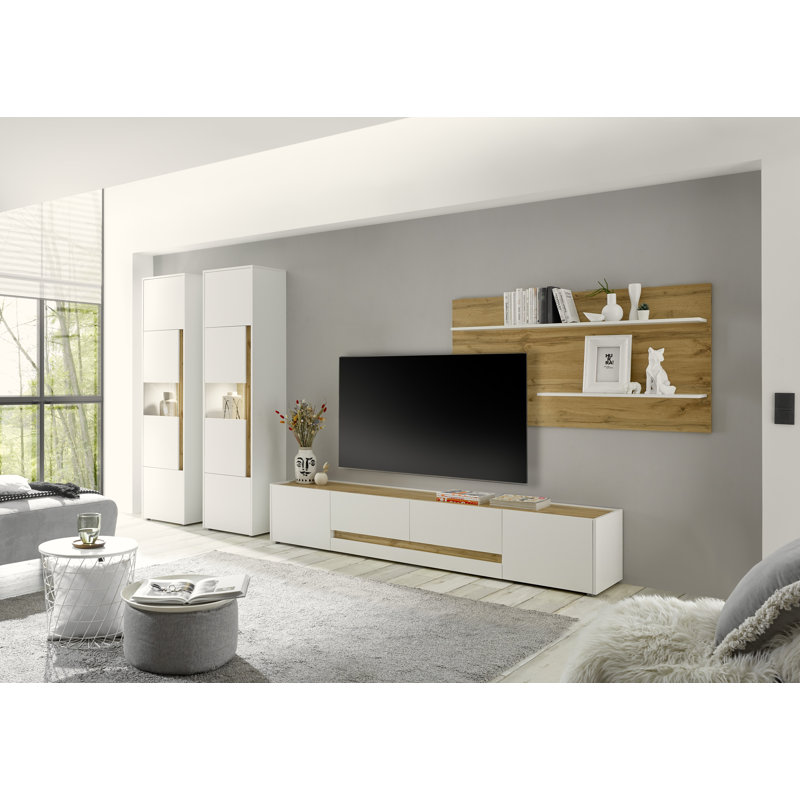 Holmfrith Unfinished Entertainment Centre for TVs up to 65", White