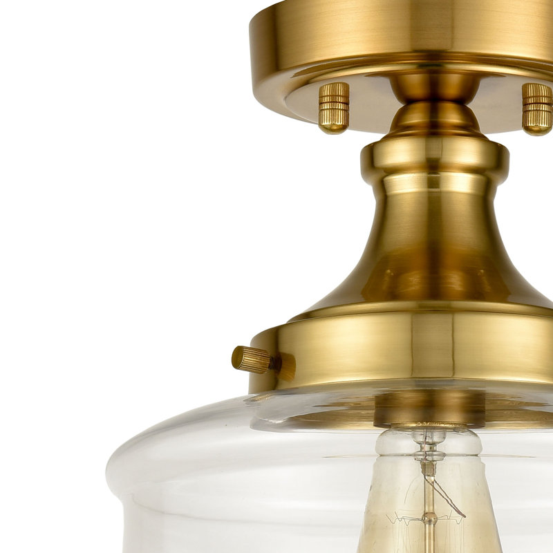 Plafonnier semi-encastré à 1 lumière Hackley