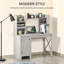 Bureau d'ordinateur avec huche et armoire Farmhouse-443402792