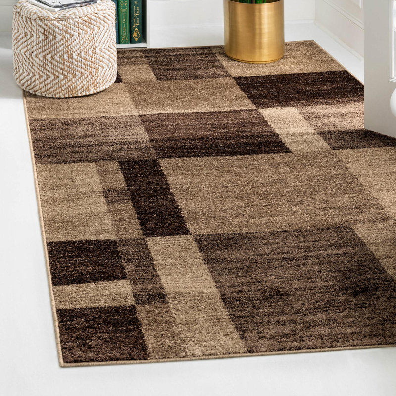 Tapis brun clair Alair, Rectangle 4 pi 1 po x 6 pi 1 po