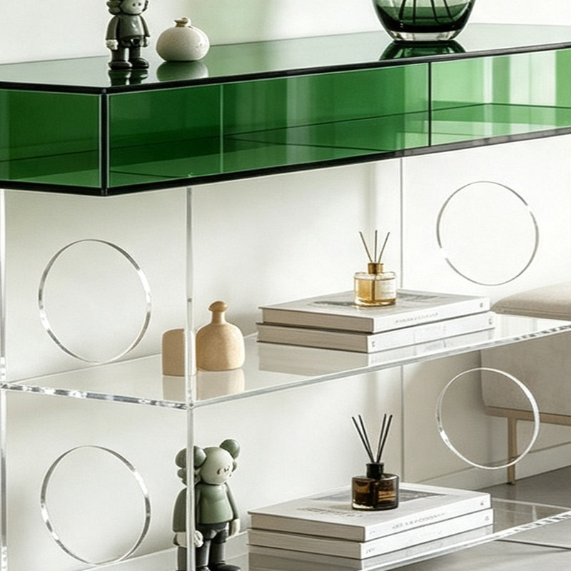 Console Green Green, H 29,53 po x l 39,37 po x P 11,81 po