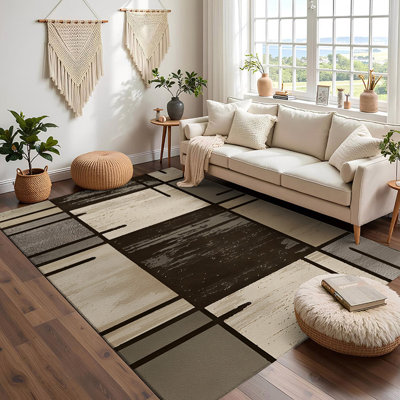 Tapis - Antidérapant, absorbant, tapis en microfibre lavable à la machine, antidérapant et pliable, de grande taille, adapté au salon, à la chambre à coucher et à la décoration intérieure, tapis de salon.