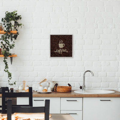 Giclée à motif de grain de café, design par Seven Trees Design