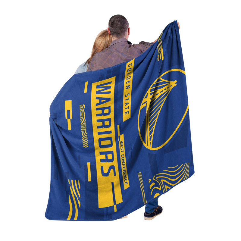 Throw Blanket, Yellow/Blue, Golden State Warriors