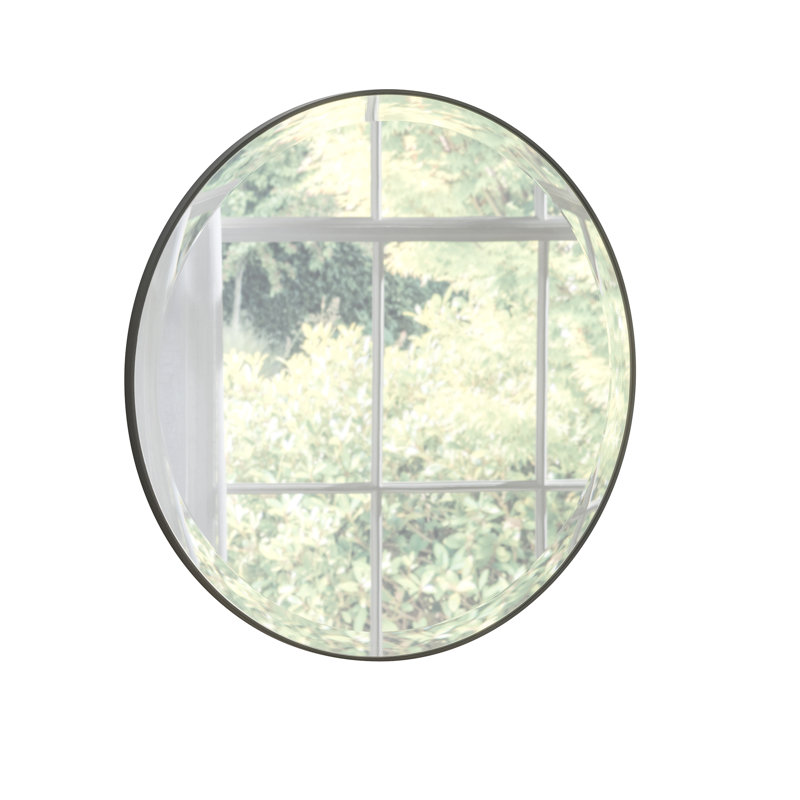 Drumnasole Wood Wall Mirror, Black