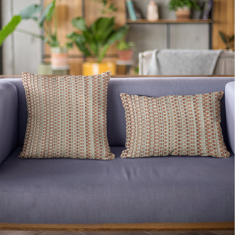 Weave Linen Indoor/Outdoor Pillow Cover & Insert, 26" x 26"