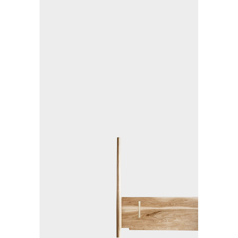 Dansk Solid Wood Bed, King, White Oak