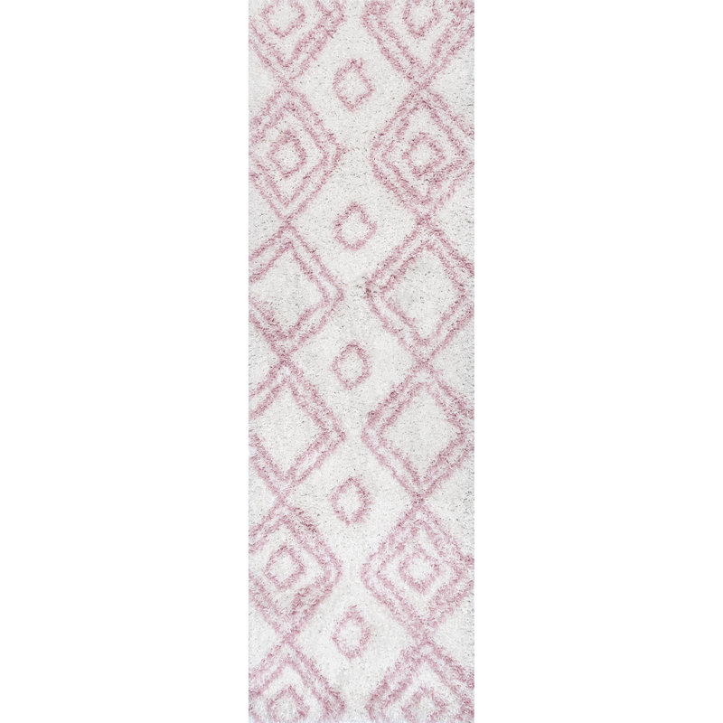 Tapis à poil long Parmelee, Tapis de couloir 2 pi 8 po x 8 pi