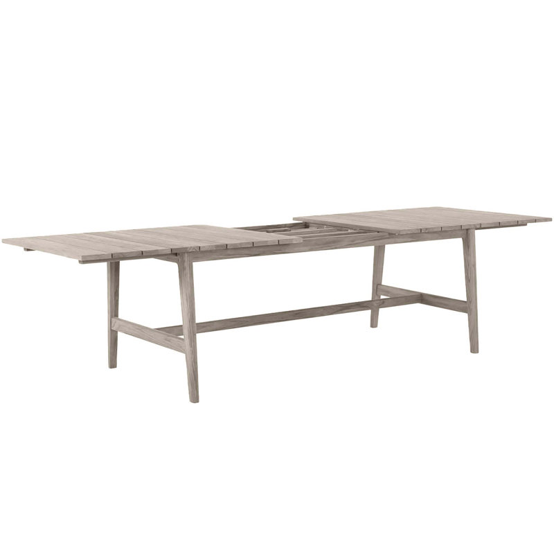 Coast Outdoor Dining Table, Oyster Teak