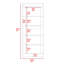 Andina Bookcase, Vertical Design with Five Spacious Shelves for Modern Home and Office Storage Solutions
