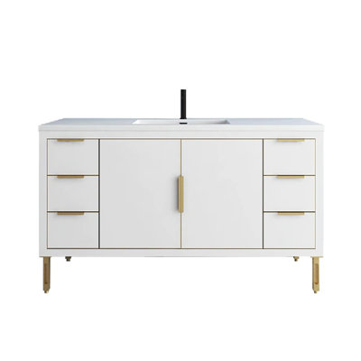 Ensemble de meuble-lavabo simple l 59 po