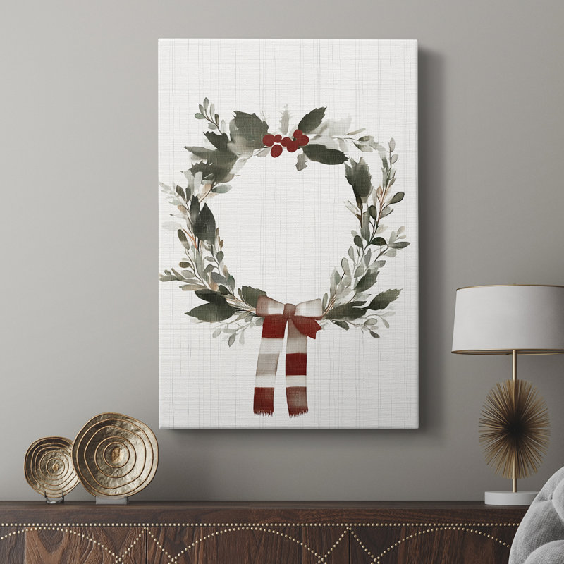 Art de Noël de Noël CDXLIV - galerie Cavas sur mesure, H 18 po x l 12 po