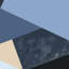Blue Colorblock 2 Framed Graphic Art by THE Studio