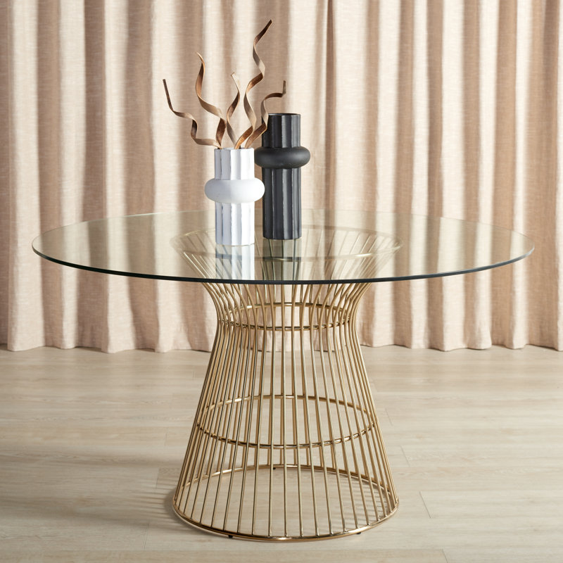 Round Glass Dining Table