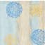 Tapis bleu / beige en laine touffeté à la main Chanler-1829071961