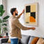 Constructivist Forms Geometric - Wrapped Canvas-131761411-131761407