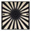 Tapis doux et moelleux Earls Posh & Luxe Starburst en gris - reliure noire-585729945