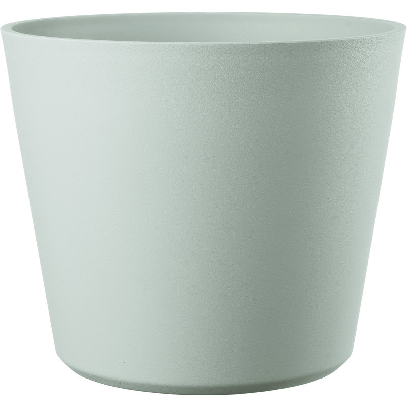 Vaso Origin Pot, Light Grey, 39.6cm H x 47.7cm W x 47.7cm D, 2