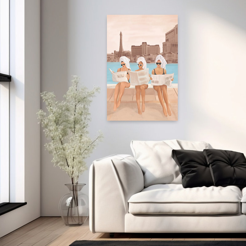 1 Piece Wrapped Canvas Wall Art, 91.44 cm H x 60.96 cm W
