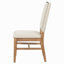 Chaise d'appoint rembourrée (ensemble de 2)