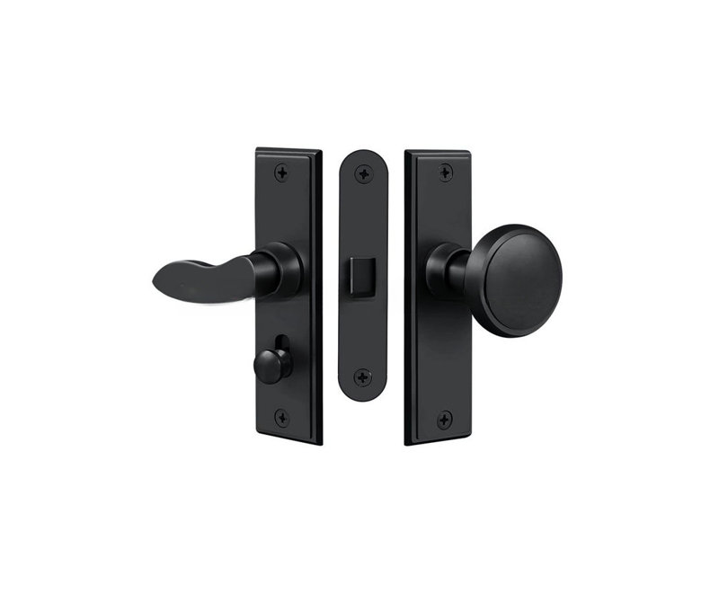 Loquet de porte Deltana SDML334U19, Peinture noire