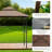 Grill Gazebo With Double Roof, Outdoor BBQ Canopy