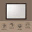 Miroir de commode gracieux et polyvalent pour rehausser le décor de la pièce