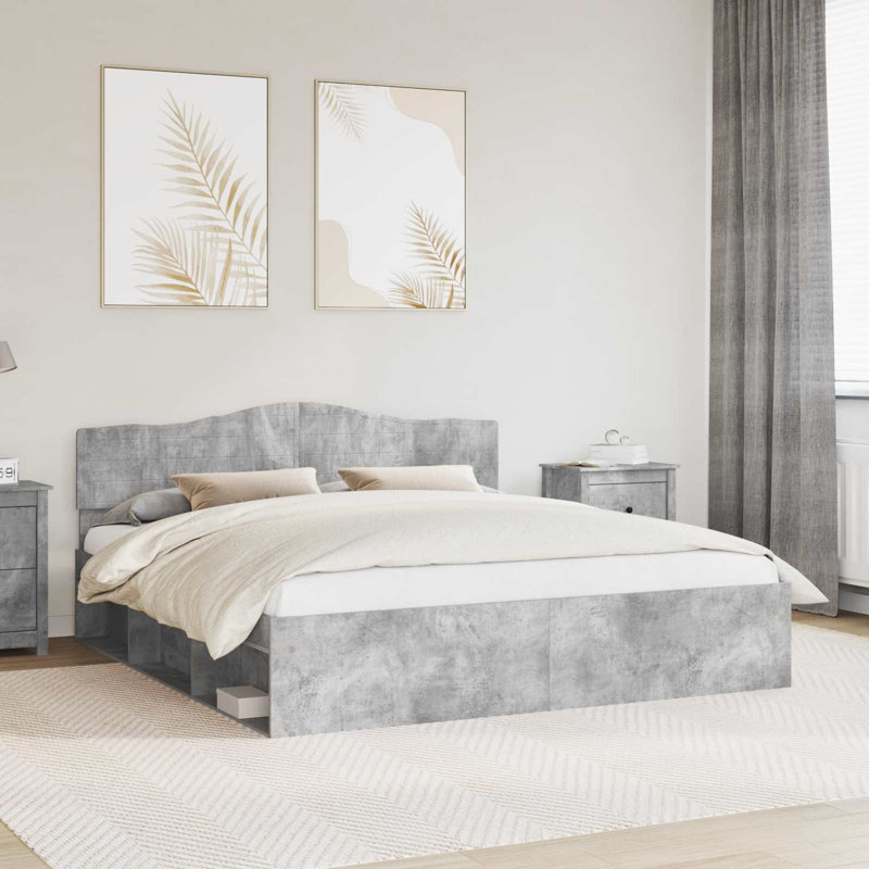 Solid Wood Bed, Concerte, Kingsize (5')