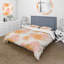 Ensemble de housse de couette rose et orange Morning Glow Sun I - Boho-109147477